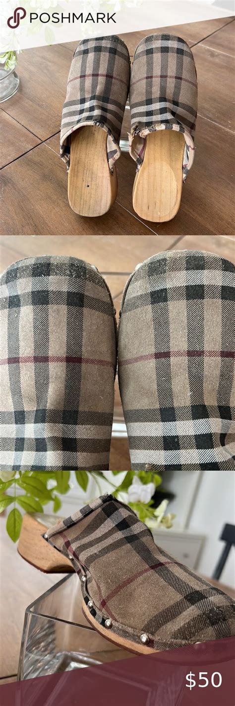 burberry clogs